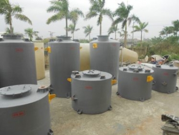 Công trình bồn Composite xử lý nước thải công nghiệp giao cho Công ty SHIN ETSU (Nhật Bản)
