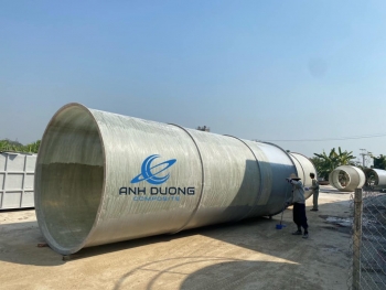 [Dự án] Đường ống khí composite siêu to khổng lồ tại Phú Thọ
