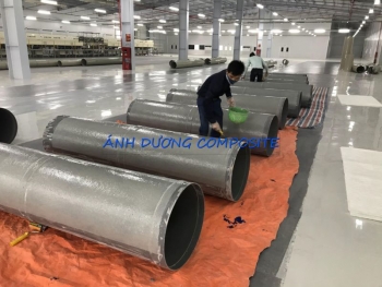 Bọc phủ Composite cho đường ống PVC